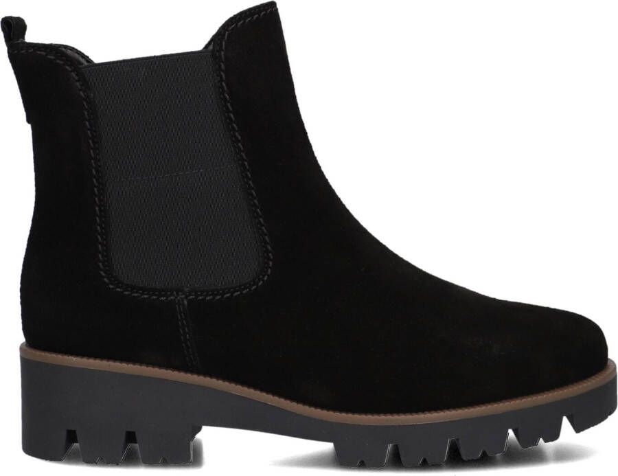 GABOR Chelsea Boots Dames 051 Maat: 38 5 Materiaal: Suède Kleur: Zwart