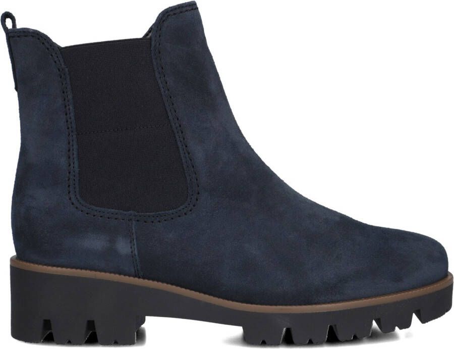 GABOR Chelsea Boots Dames 051 Maat: 37 5 Materiaal: Suède Kleur: Blauw