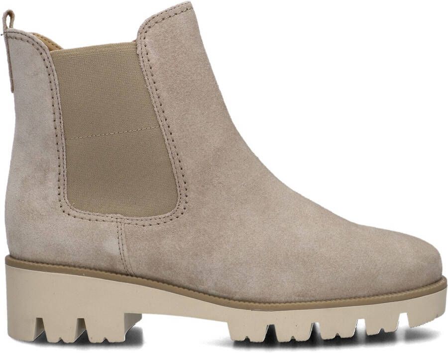 GABOR Chelsea Boots Dames 051 Maat: 38 Materiaal: Suède Kleur: Beige