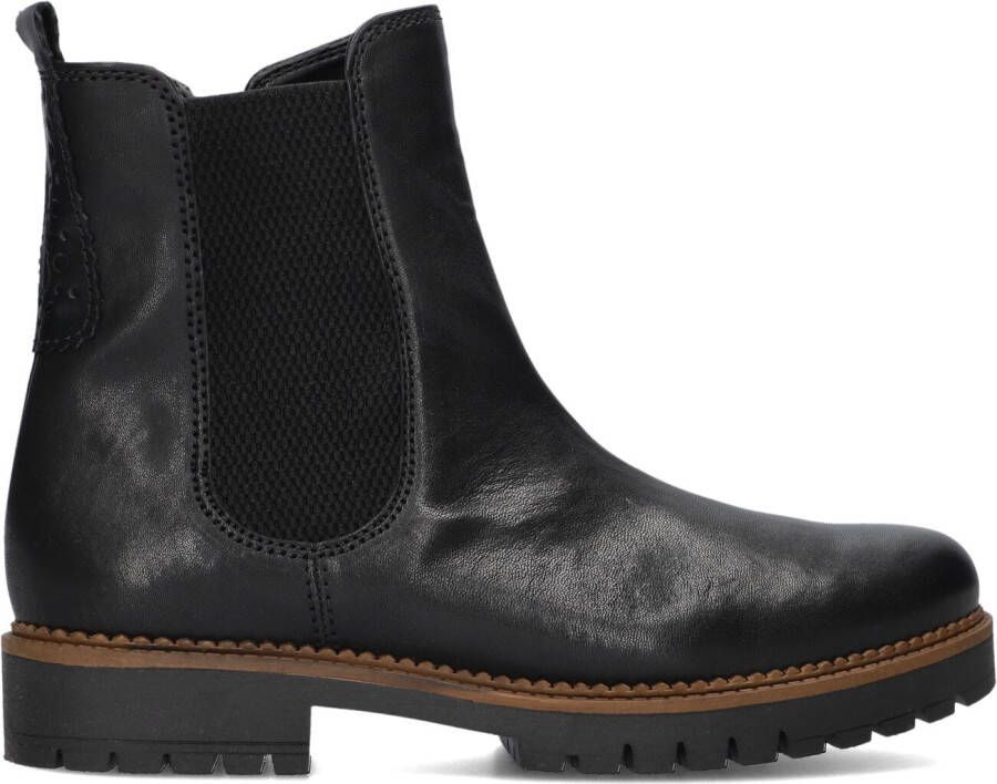 GABOR Chelsea Boots Dames 721 Maat: 38 5 Materiaal: Leer Kleur: Zwart