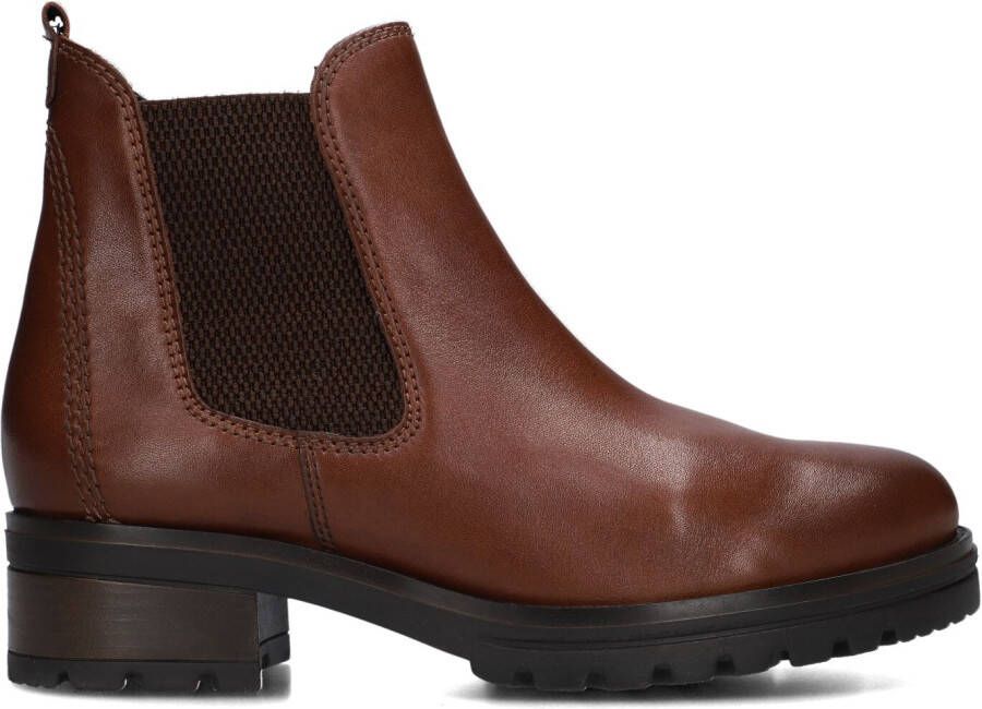 GABOR Chelsea Boots Dames 781.3 Maat: 44 Materiaal: Leer Kleur: Cognac