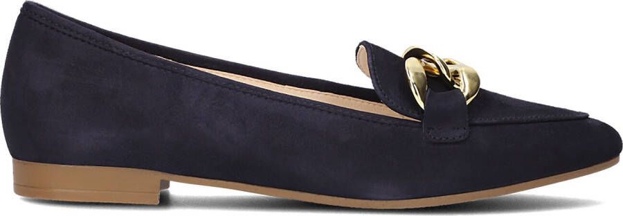 GABOR Loafers Dames 301 Maat: 40 Materiaal: Suède Kleur: Blauw