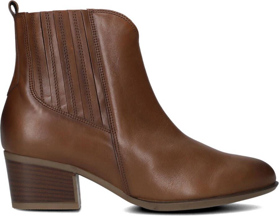 GABOR Enkellaarsjes Dames 682 Maat: 38 Materiaal: Leer Kleur: Camel