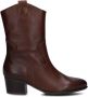 Gabor 681.2 Enkellaarsjes Enkelboots met rits Dames Cognac - Thumbnail 4