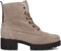 Gabor 711.3 Veterboots Laarzen Met Veters Dames Beige - Thumbnail 3