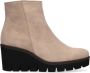 Gabor 780.1 Enkellaarsjes Enkelboots met rits Dames Beige - Thumbnail 3