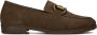 Gabor Bruine Loafers met Gouden Horsebit Detail Brown Dames - Thumbnail 4