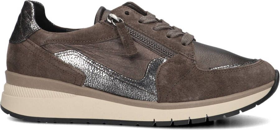 GABOR Lage Sneakers Dames 307 Maat: 35 Materiaal: Leer Kleur: Bruin