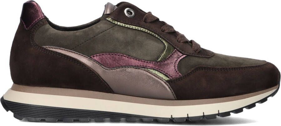 GABOR Lage Sneakers Dames 375 Maat: 38 5 Materiaal: Suède Kleur: Bruin