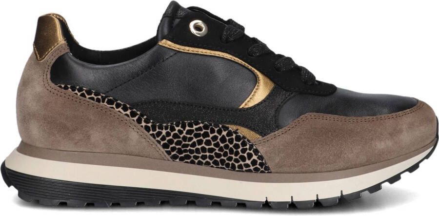 GABOR Lage Sneakers Dames 375 Maat: 44 Materiaal: Leer Kleur: Zwart