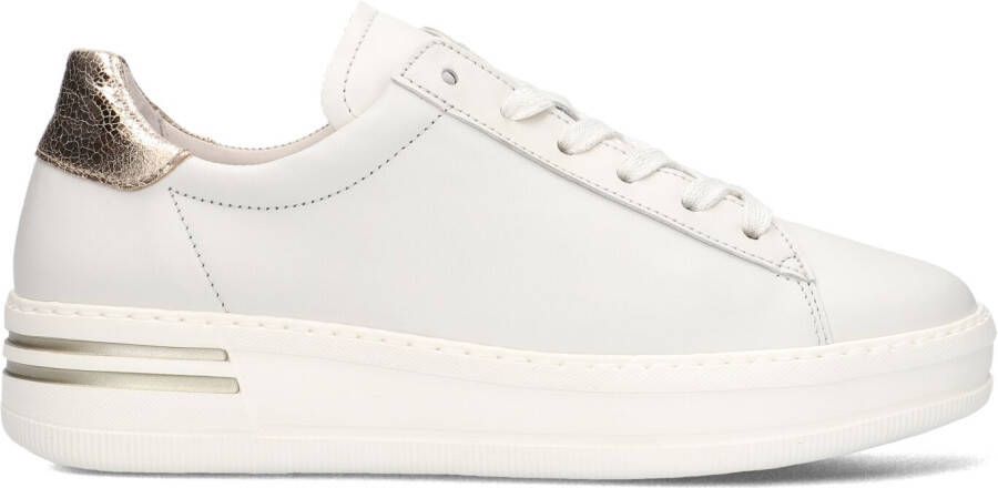 GABOR Lage Sneakers Dames 395 Maat: 43 Materiaal: Leer Kleur: Wit