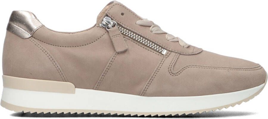 GABOR Lage Sneakers Dames 420 Maat: 40 Materiaal: Suède Kleur: Beige