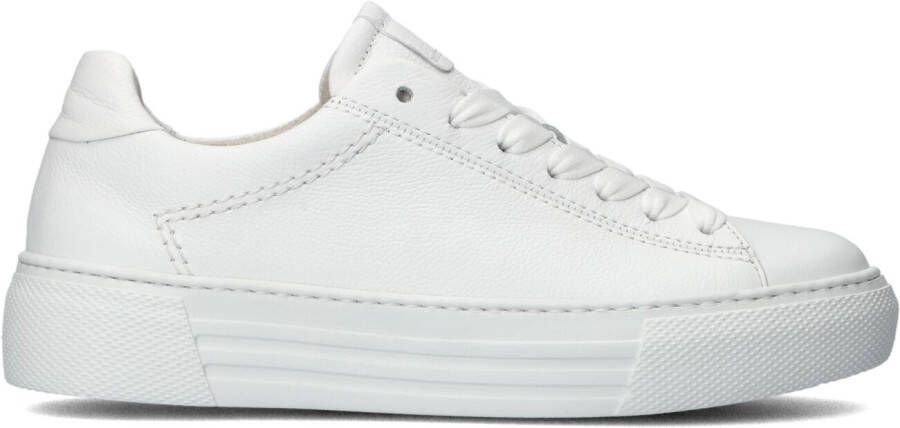 GABOR Lage Sneakers Dames 460 Maat: 37 Materiaal: Leer Kleur: Wit