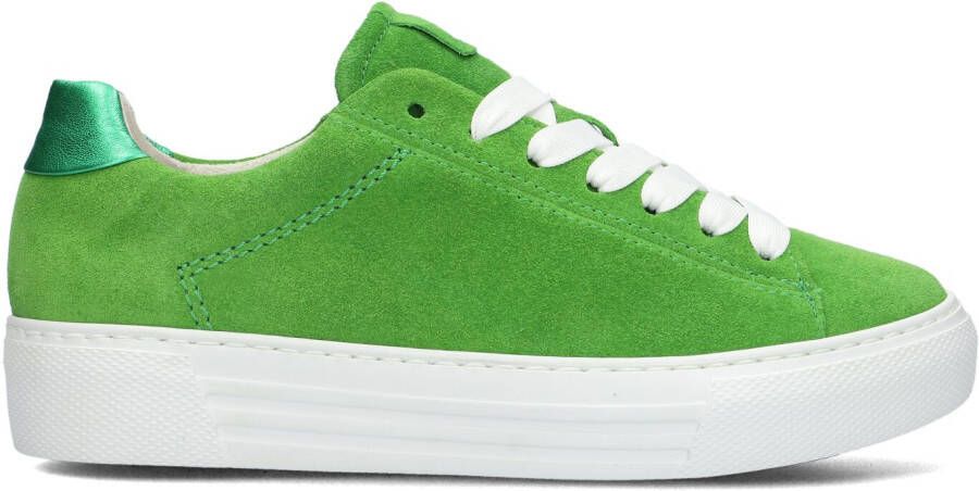 GABOR Lage Sneakers Dames 460.1 Maat: 36 Kleur: Groen