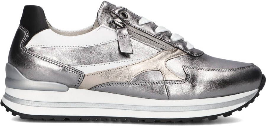 GABOR Lage Sneakers Dames 526 Maat: 35 5 Materiaal: Leer Kleur: Zilver