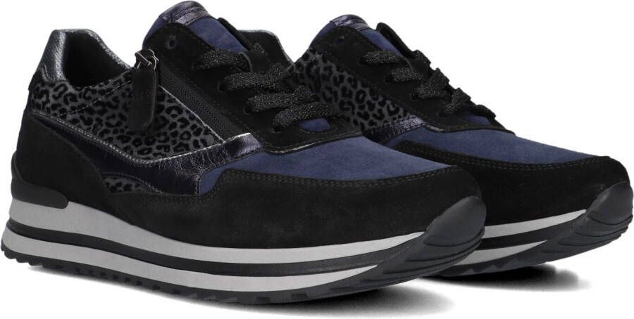 GABOR Lage Sneakers Dames 527 Maat: 42 5 Materiaal: Suède Kleur: Blauw