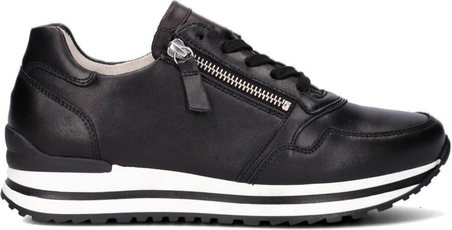 GABOR Lage Sneakers Dames 528 Maat: 36 Materiaal: Leer Kleur: Zwart