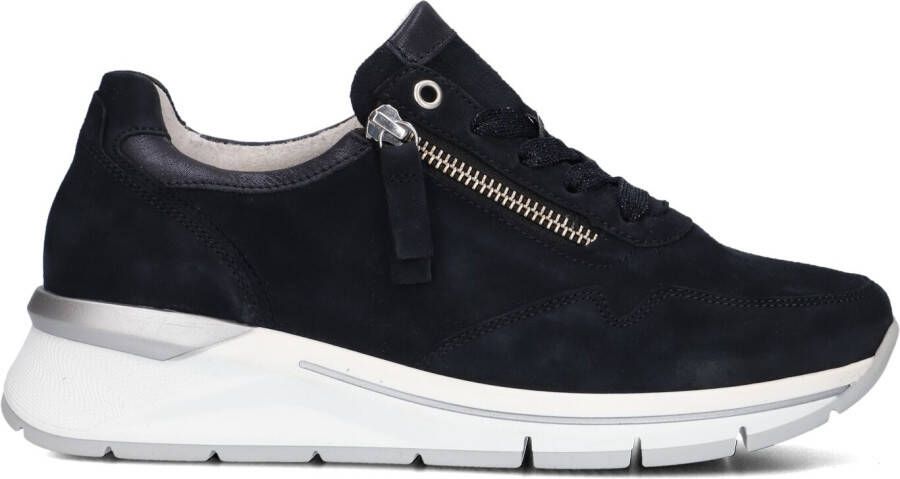 GABOR Lage Sneakers Dames 587 Maat: 43 Materiaal: Nubuck Kleur: Blauw