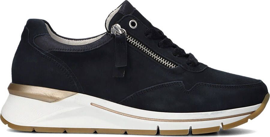 GABOR Lage Sneakers Dames 587 Maat: 42 5 Materiaal: Nubuck Kleur: Zwart