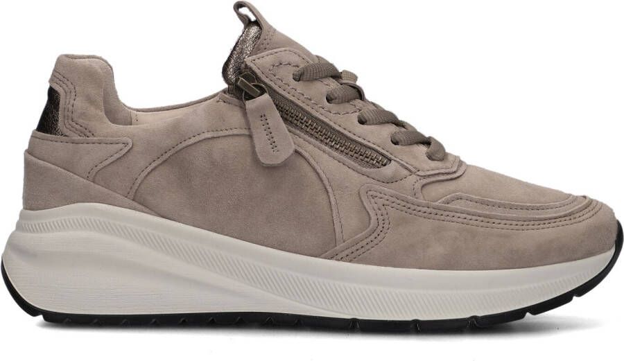 GABOR Lage Sneakers Dames 598 Maat: 37 Materiaal: Suède Kleur: Beige