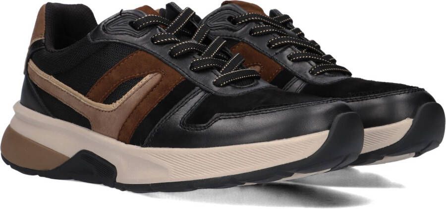 GABOR Lage Sneakers Dames 845.1 Maat: 38 Materiaal: Leer Kleur: Zwart