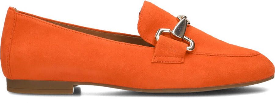 GABOR Loafers Dames 211 Maat: 39 Materiaal: Suède Kleur: Oranje