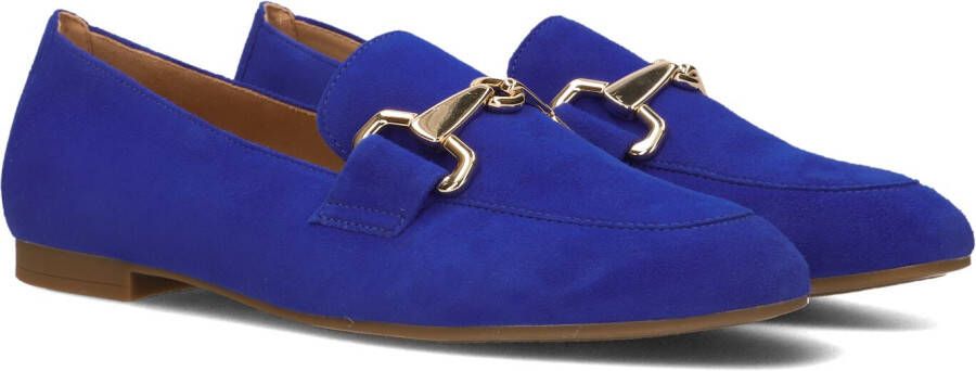 GABOR Loafers Dames 211 Maat: 38 Materiaal: Suède Kleur: Blauw