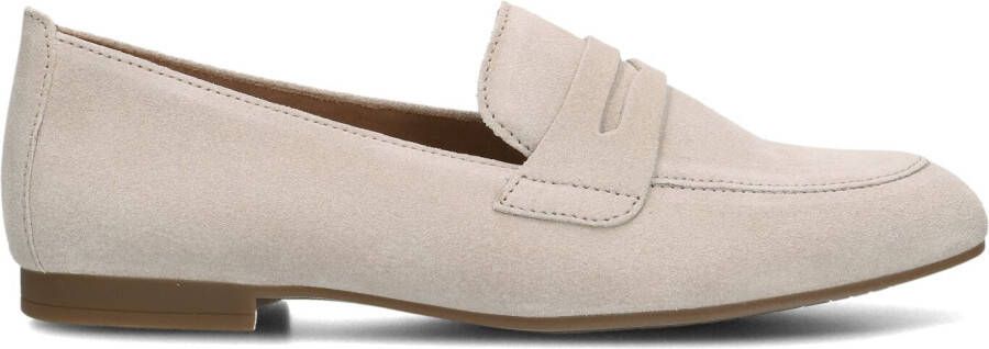 GABOR Loafers Dames 213 Maat: 37 5 Materiaal: Suède Kleur: Beige