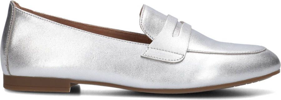 GABOR Loafers Dames 213 Maat: 37 Materiaal: Suède Kleur: Zilver