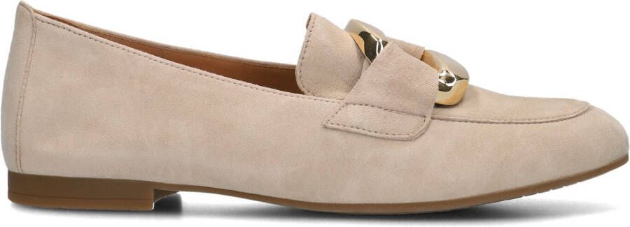 GABOR Loafers Dames 215 Maat: 37 5 Materiaal: Suède Kleur: Beige