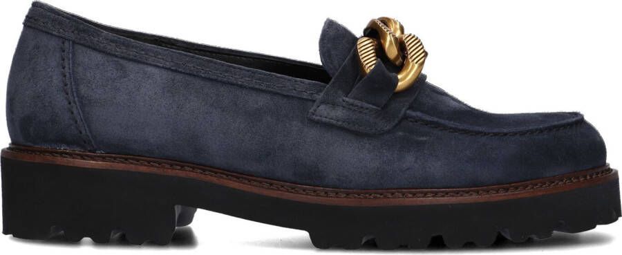 GABOR Loafers Dames 240.3 Maat: 42 Materiaal: Suède Kleur: Blauw