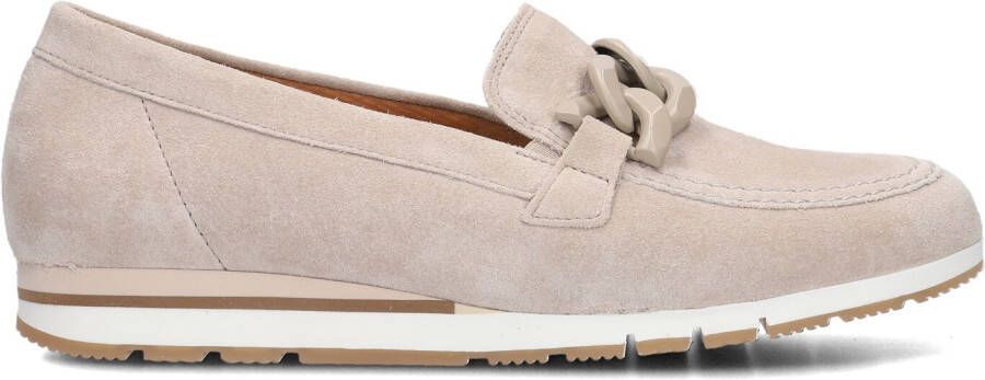 GABOR Loafers Dames 415.1 Maat: 44 Materiaal: Leer Kleur: Beige