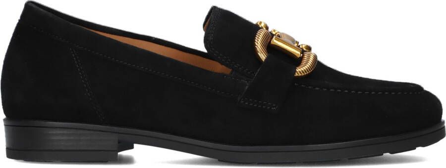 GABOR Loafers Dames 422.1 Maat: 38 Materiaal: Suède Kleur: Zwart