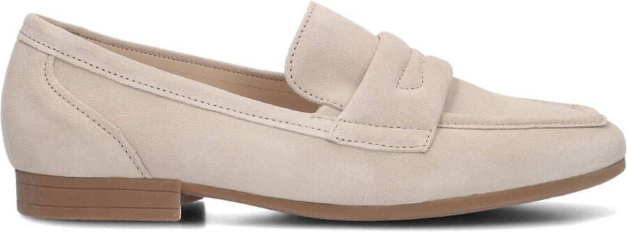 GABOR Loafers Dames 424.1 Maat: 44 Materiaal: Suède Kleur: Beige