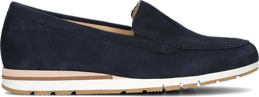 GABOR Loafers Dames 444 Maat: 39 Materiaal: Suède Kleur: Blauw