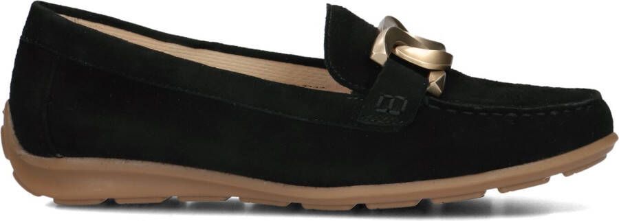 GABOR Loafers Dames 444.1 Maat: 38 5 Materiaal: Suède Kleur: Zwart