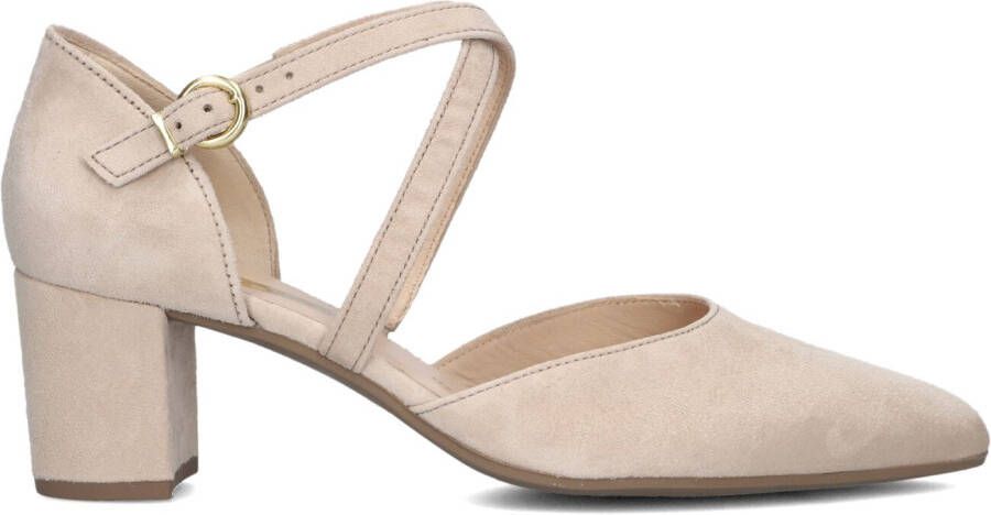 GABOR Pumps Dames 343 Maat: 35 Materiaal: Suède Kleur: Beige