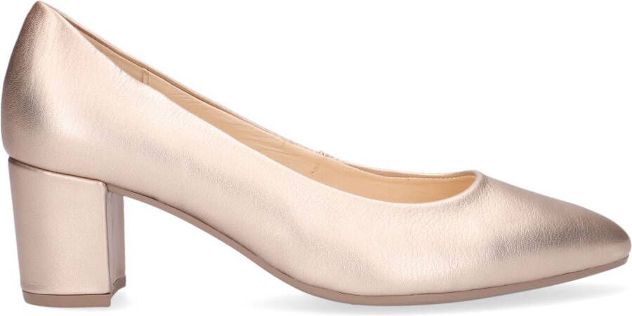 GABOR Pumps Dames 450 Maat: 37 Materiaal: Leer Kleur: Goud