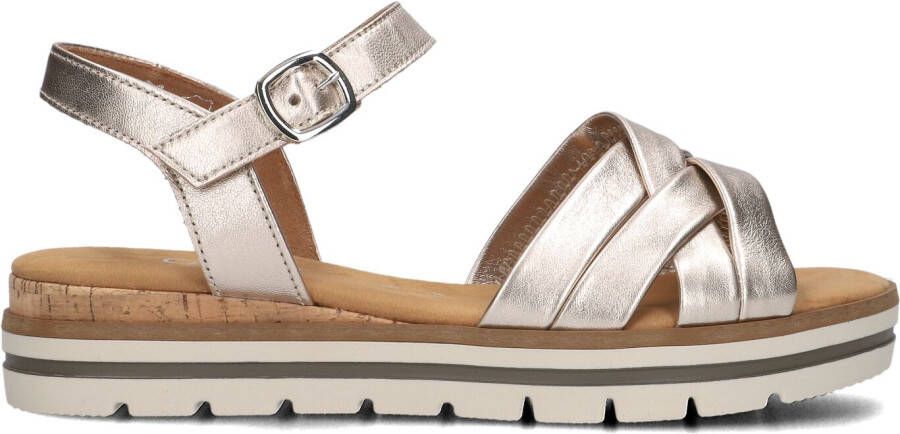 GABOR Sandalen Dames 083.3 Maat: 35 5 Materiaal: Leer Kleur: Goud