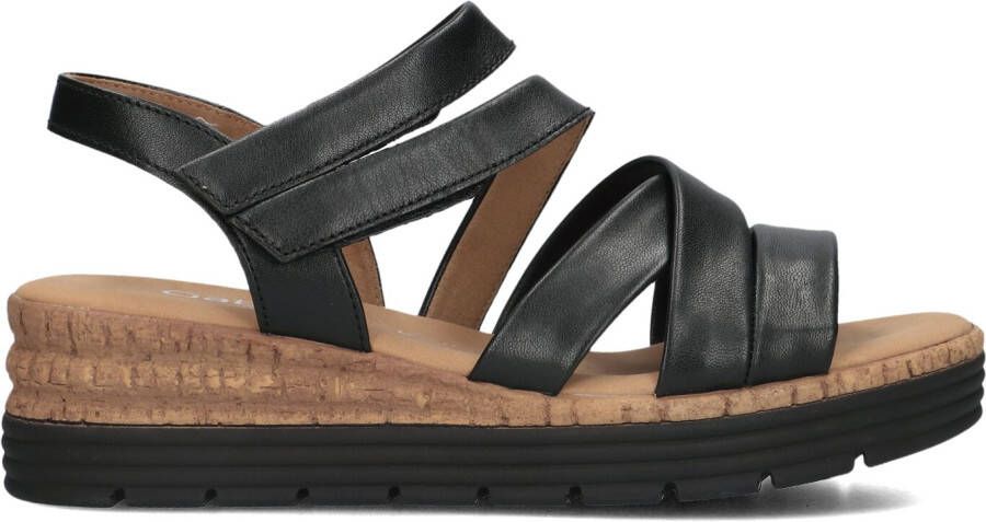 GABOR Sandalen Dames 702.2 Maat: 42 Materiaal: Leer Kleur: Zwart