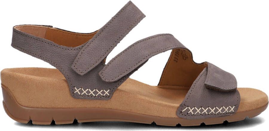 GABOR Sandalen Dames 734.1 Maat: 40 Materiaal: Nubuck Kleur: Taupe