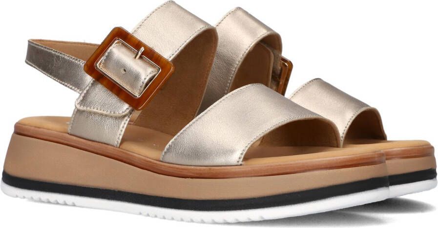 GABOR Sandalen Dames 744.4 Maat: 35 Materiaal: Leer Kleur: Goud