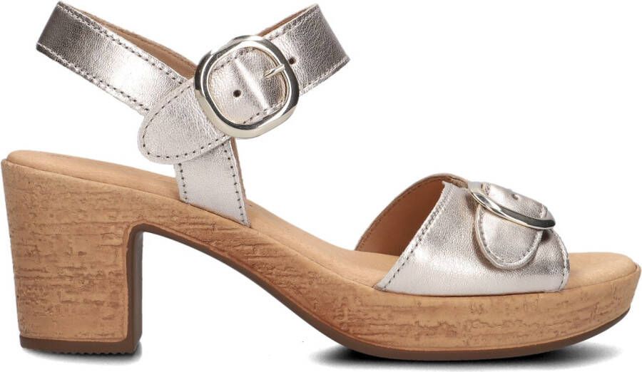 GABOR Sandalen Dames 764.1 Maat: 38 Materiaal: Leer Kleur: Rosegoud