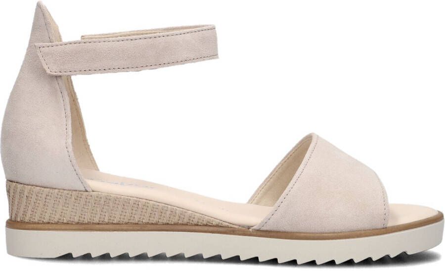 GABOR Sandalen Dames 780.2 Maat: 38 5 Materiaal: Suède Kleur: Beige