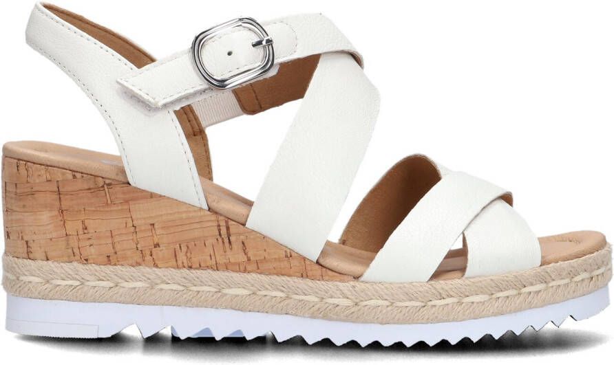 GABOR Sandalen Dames 832 Maat: 42 Materiaal: Leer Kleur: Wit