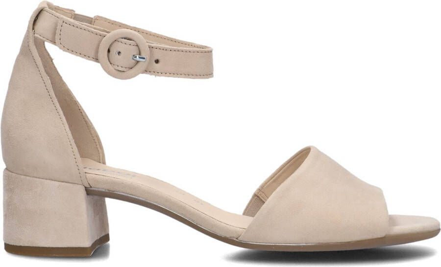 GABOR Sandalen Dames 902 Maat: 39 Materiaal: Suède Kleur: Beige