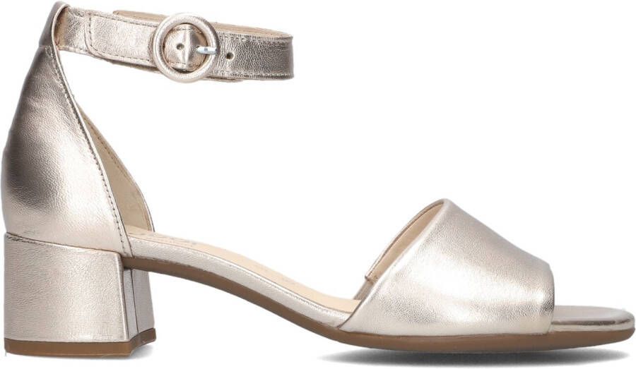 GABOR Sandalen Dames 902 Maat: 37 Materiaal: Leer Kleur: Goud