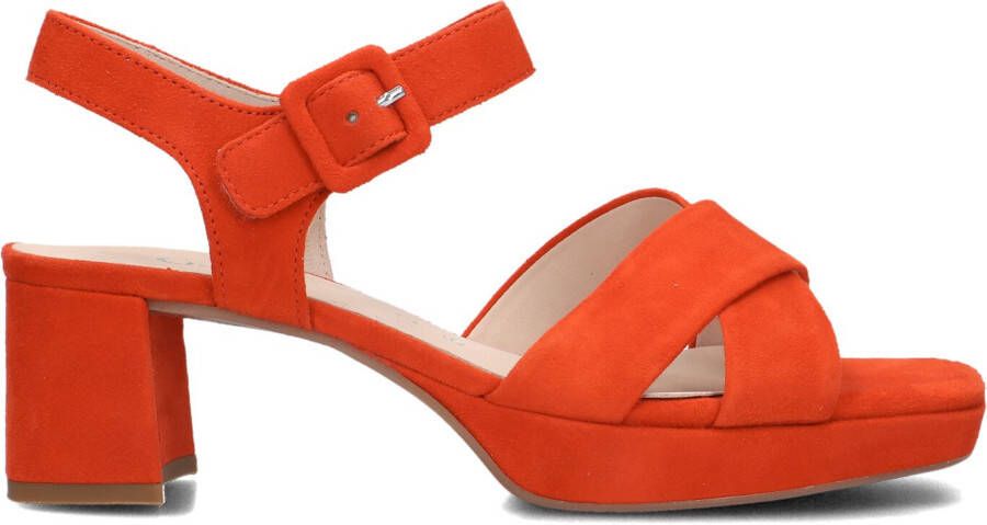 GABOR Sandalen Dames 953 Maat: 35 5 Materiaal: Suède Kleur: Oranje