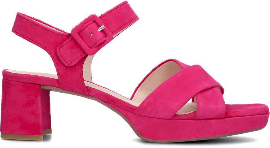 GABOR Sandalen Dames 953 Maat: 36 Materiaal: Suède Kleur: Roze