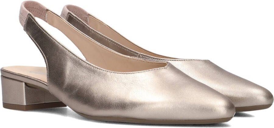 GABOR Slingbacks Dames 520.3 Maat: 38 5 Materiaal: Leer Kleur: Goud